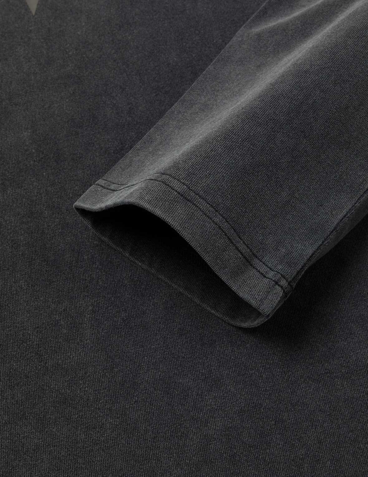 Heavy Washed Regular Fit 2-in-1 Long-Sleeve T-Shirt - 7