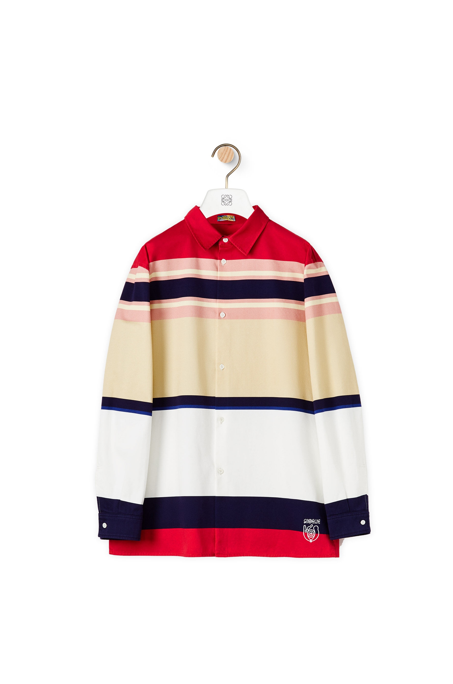 Striped shirt in cotton - 1