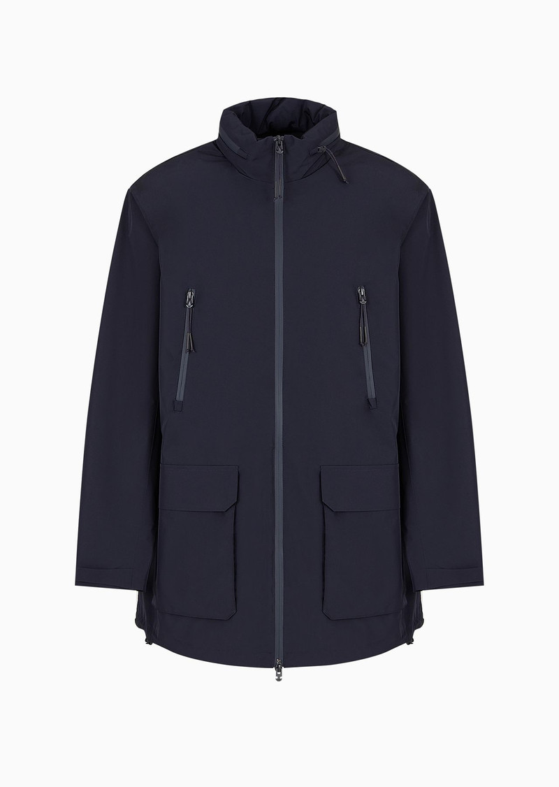 Travel Essentials water-repellent nylon full-zip blouson 1