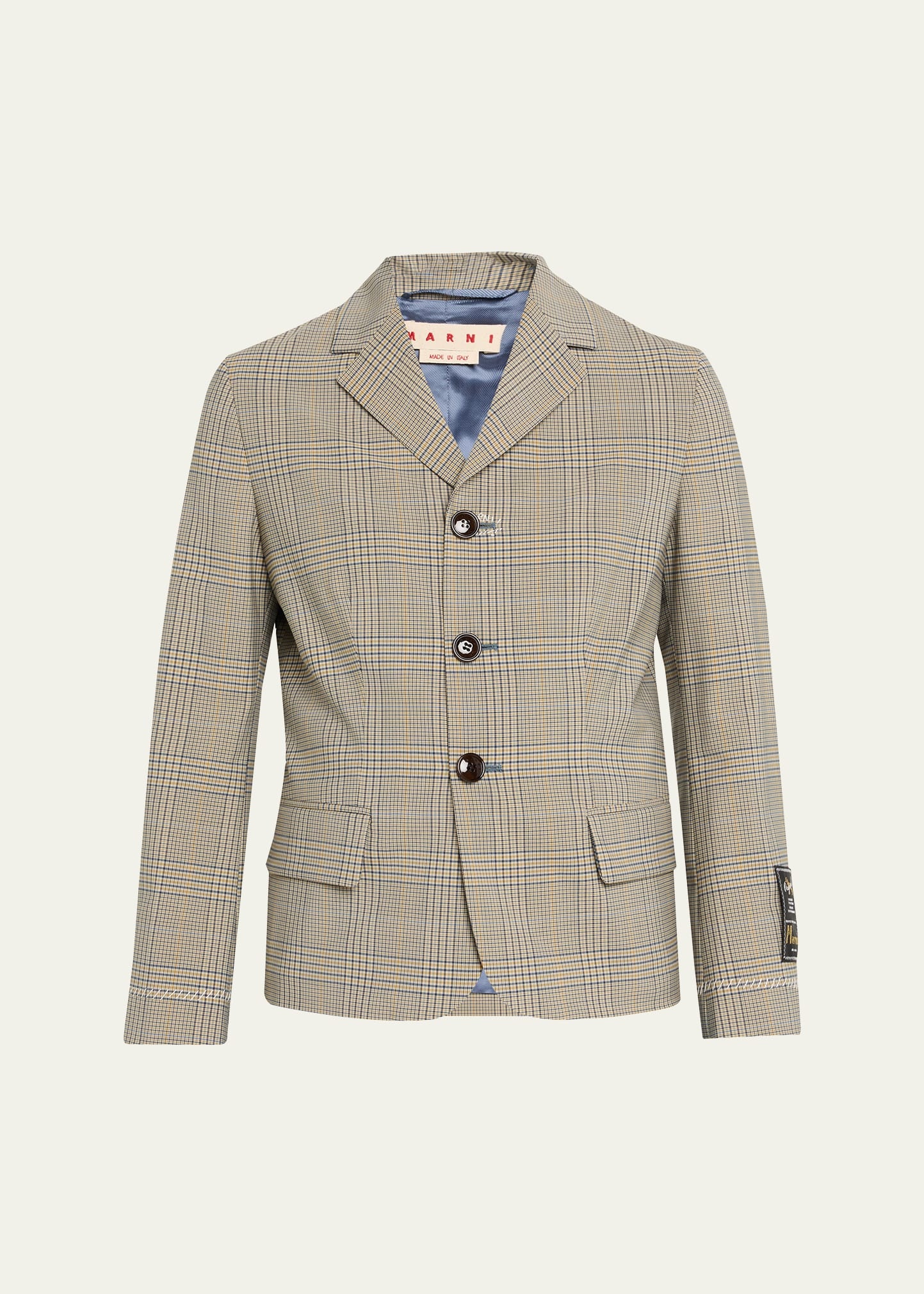 Baby Simple Chest Jacket Opening With Three Buttons On The Front - 1