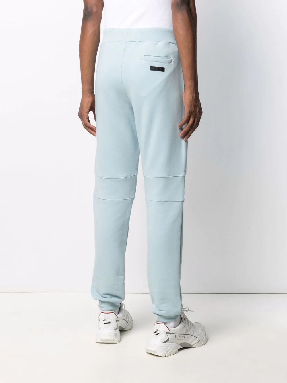 ribbed-panel track pants - 4