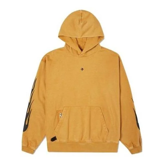Converse Court-Ready Cloud Washed Graphic Hoodie 'Wheat' 10021990-A03 - 1