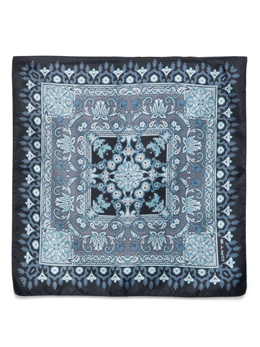 paisley-print scarf - 1