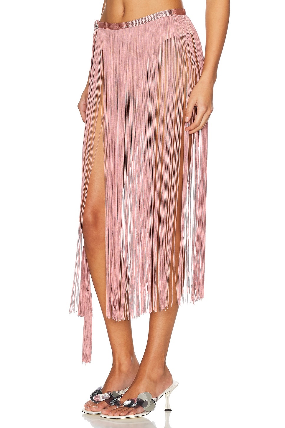 Fringe Midi Skirt - 3
