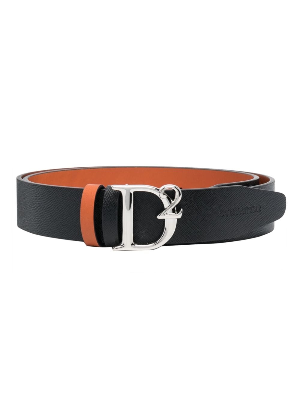 D2 Statement-buckle leather belt - 1