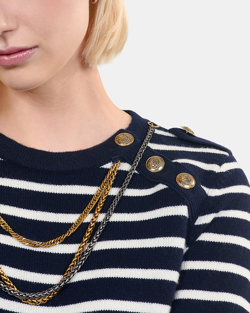 STRIPED WOOL SWEATER 6