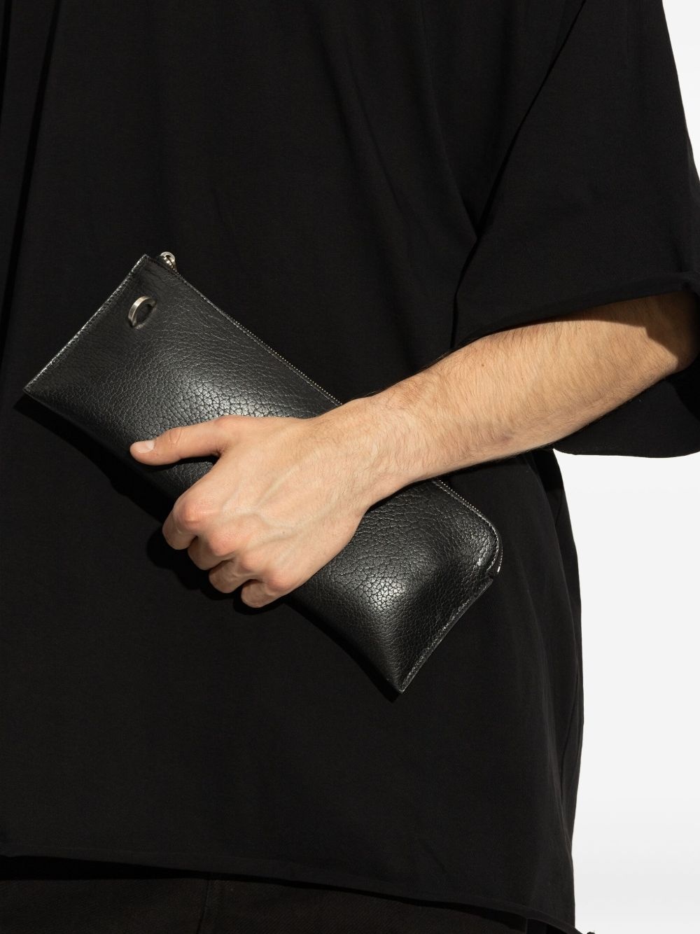 zip-fastening leather wallet - 2