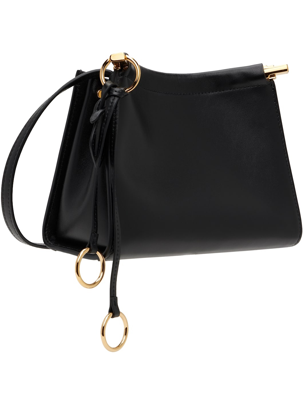 Black 'Le Click' Small Square Bag - 3
