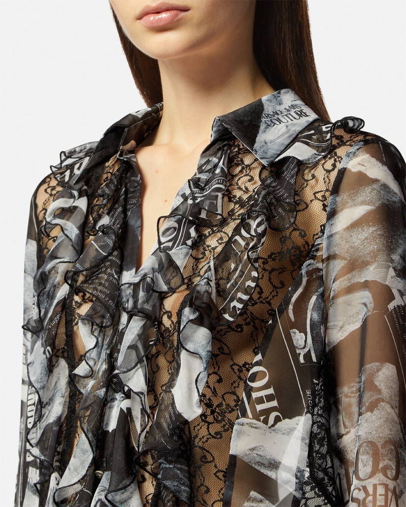 Magazine Sheer Shirt 3