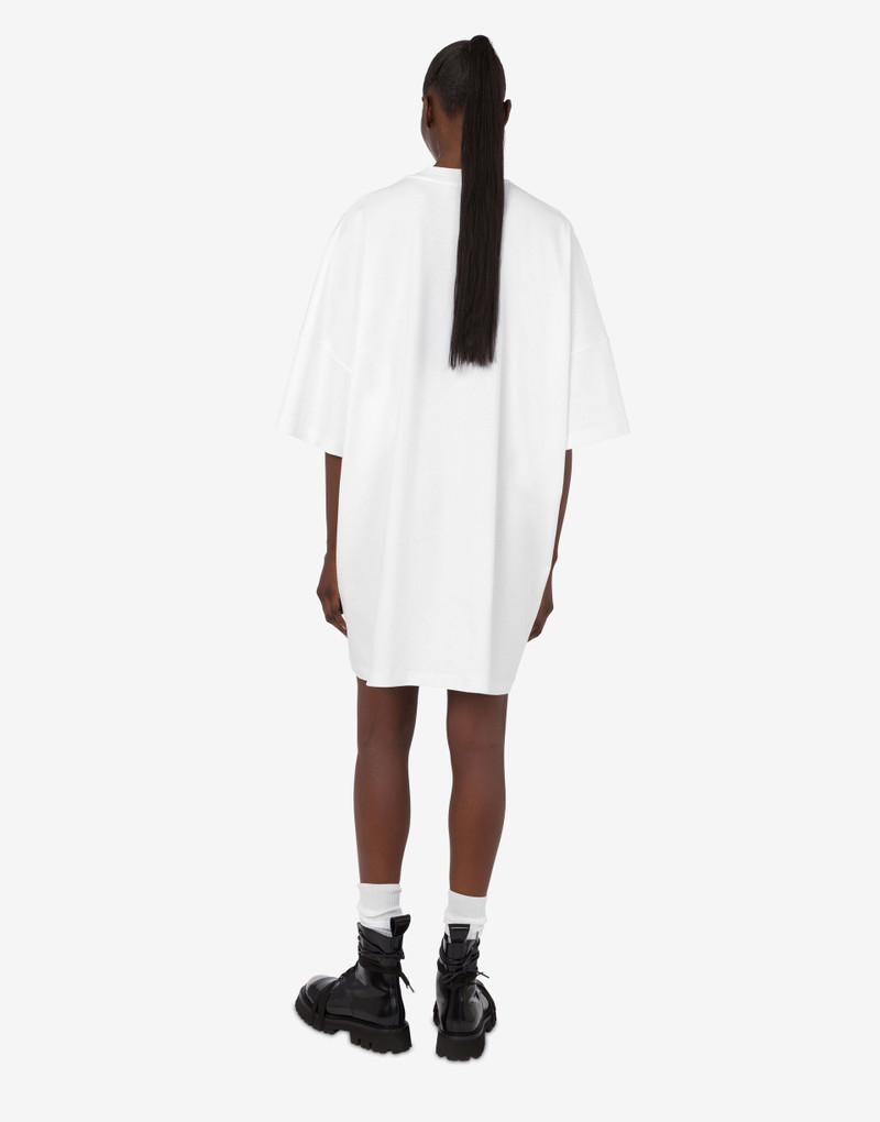 Moschino PRINTED HEAVY COTTON DRESS outlook