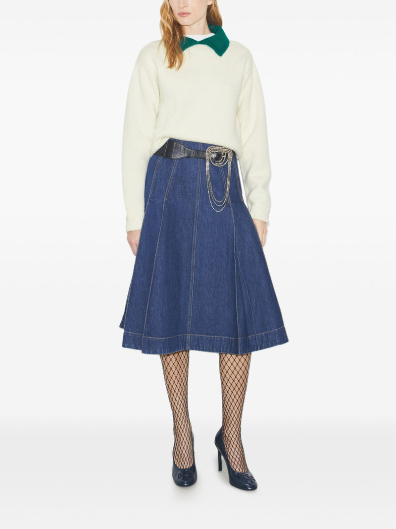 TORY BURCH collared wool sweater outlook