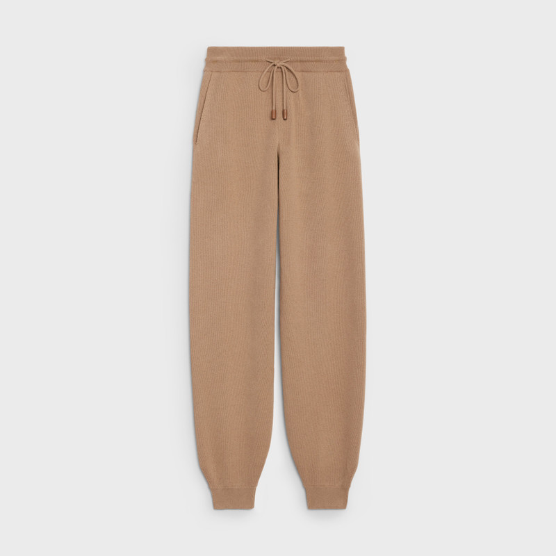 TRACK PANTS IN SULKY CASHMERE AND WOOL 1