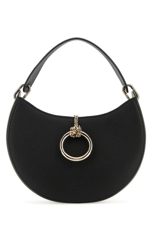 Black leather small Arlene handbag - 1