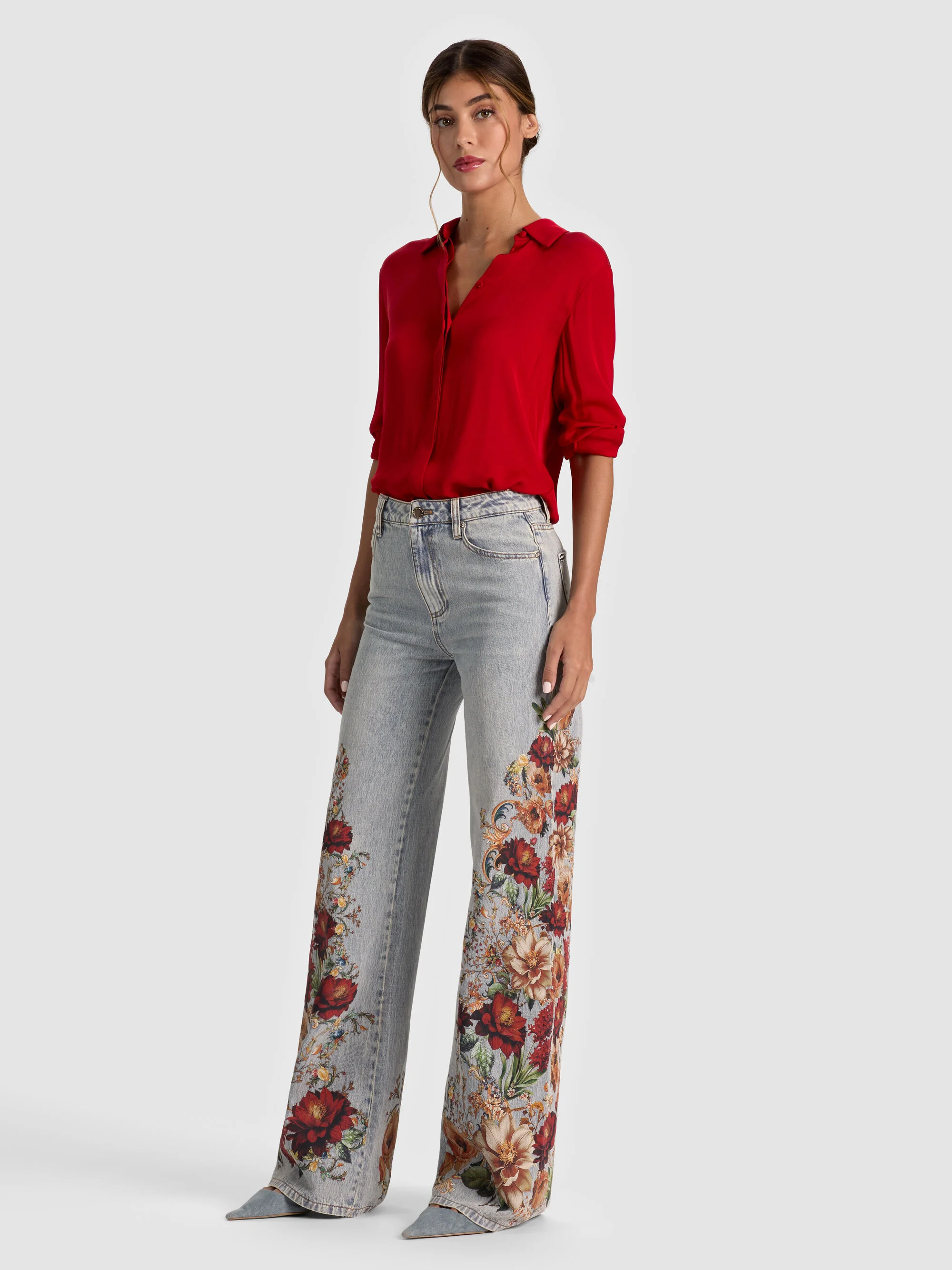 CHIC PRINTED JEAN - 1
