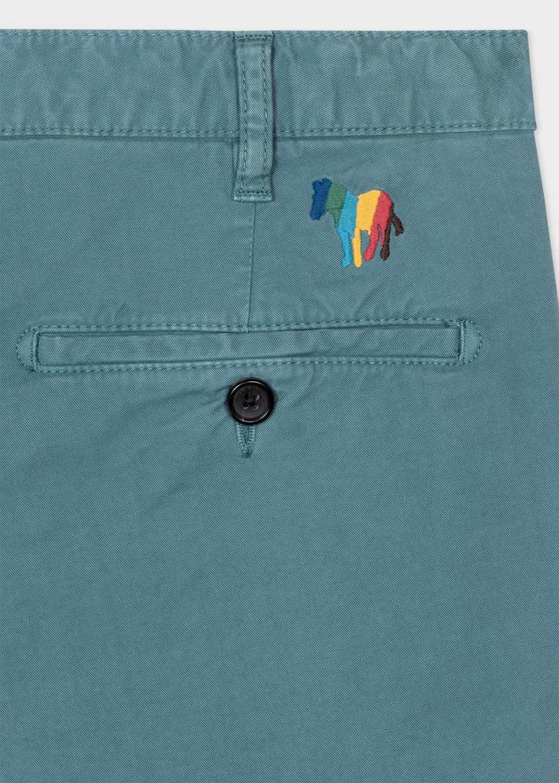 Paul Smith Cotton-Twill 'Broad Stripe Zebra' Shorts outlook