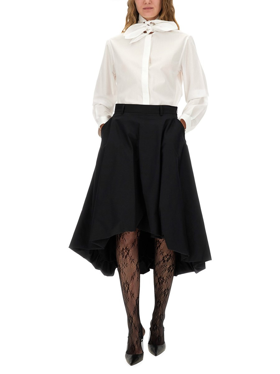COTTON POPLIN SKIRT - 2
