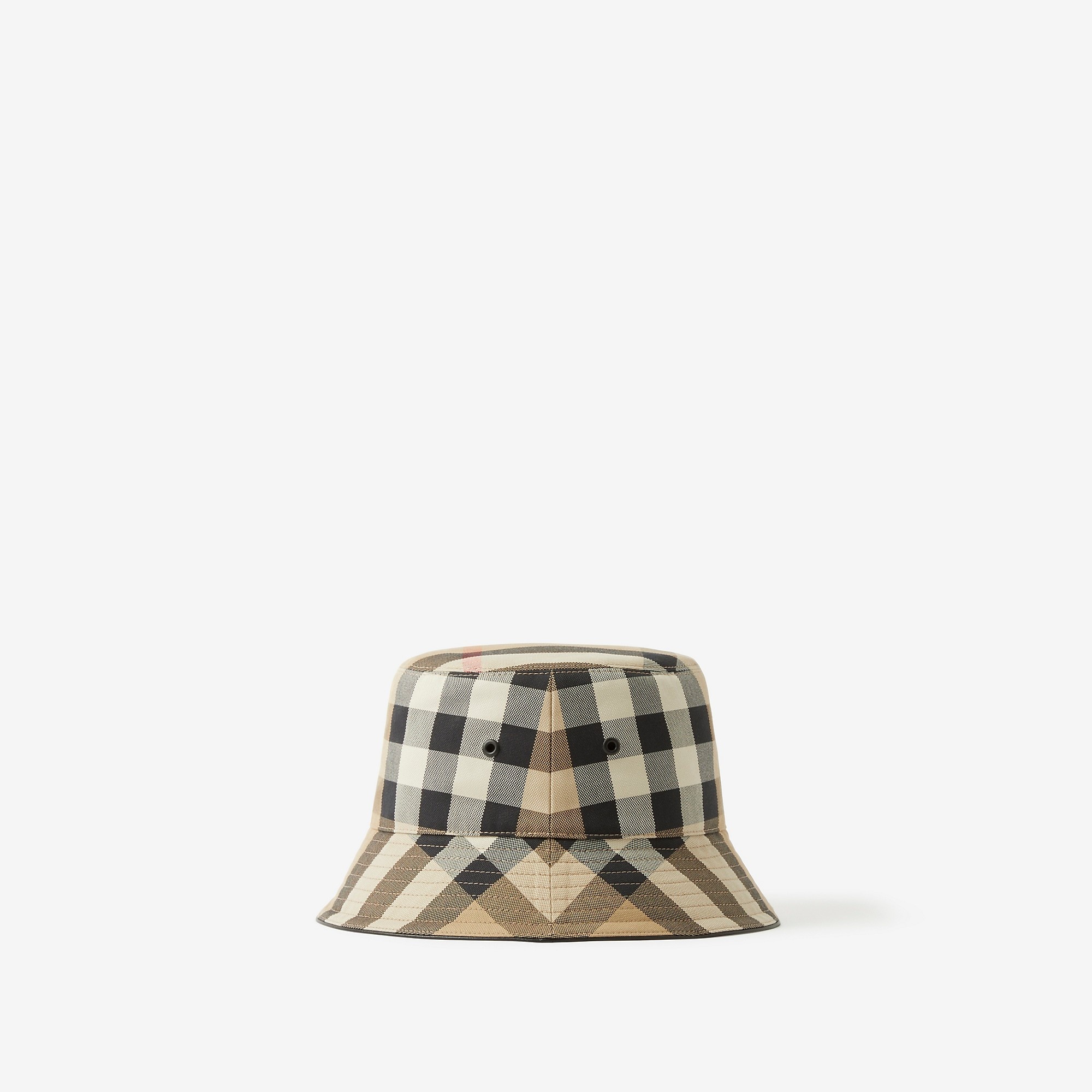 Check Cotton Bucket Hat - 4