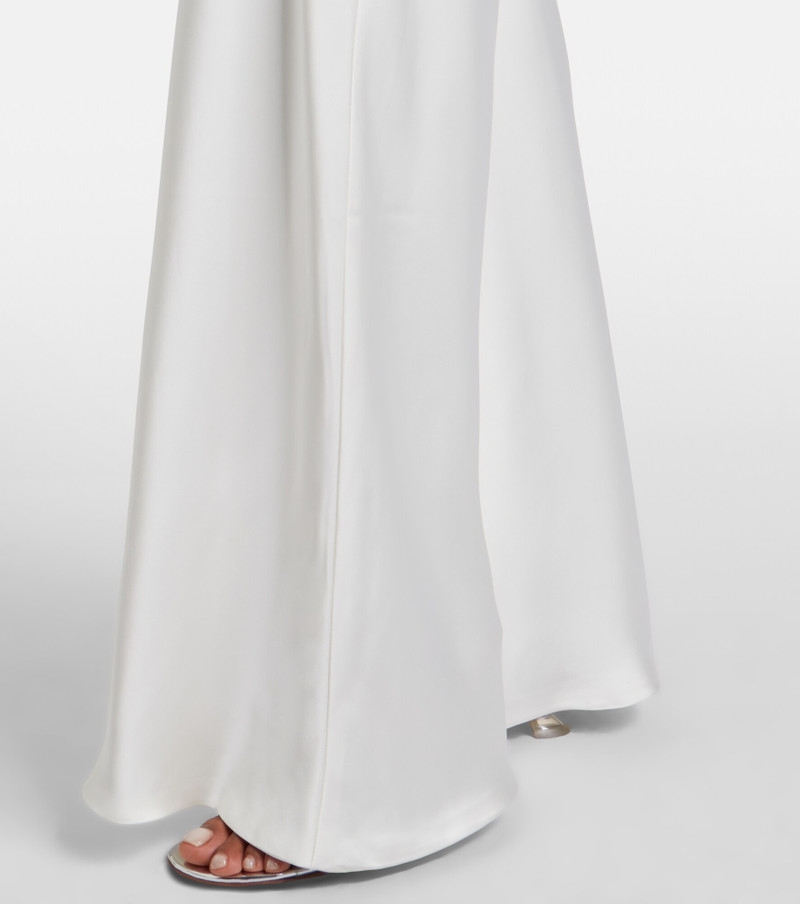 Satin wide-leg pants 4