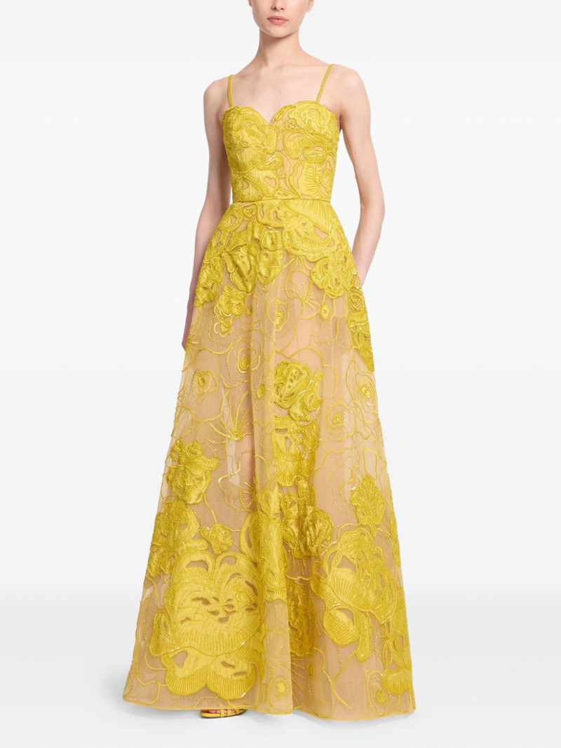 bead-embellished maxi dress 1
