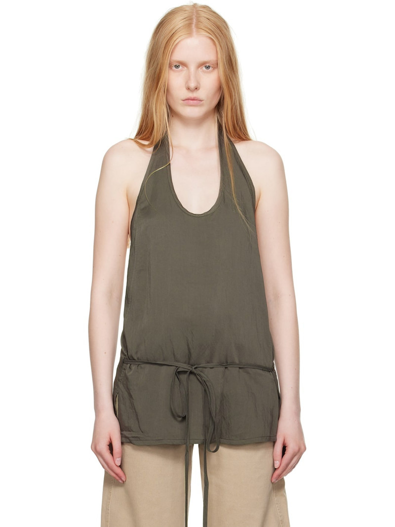 Gray Apron Top 1