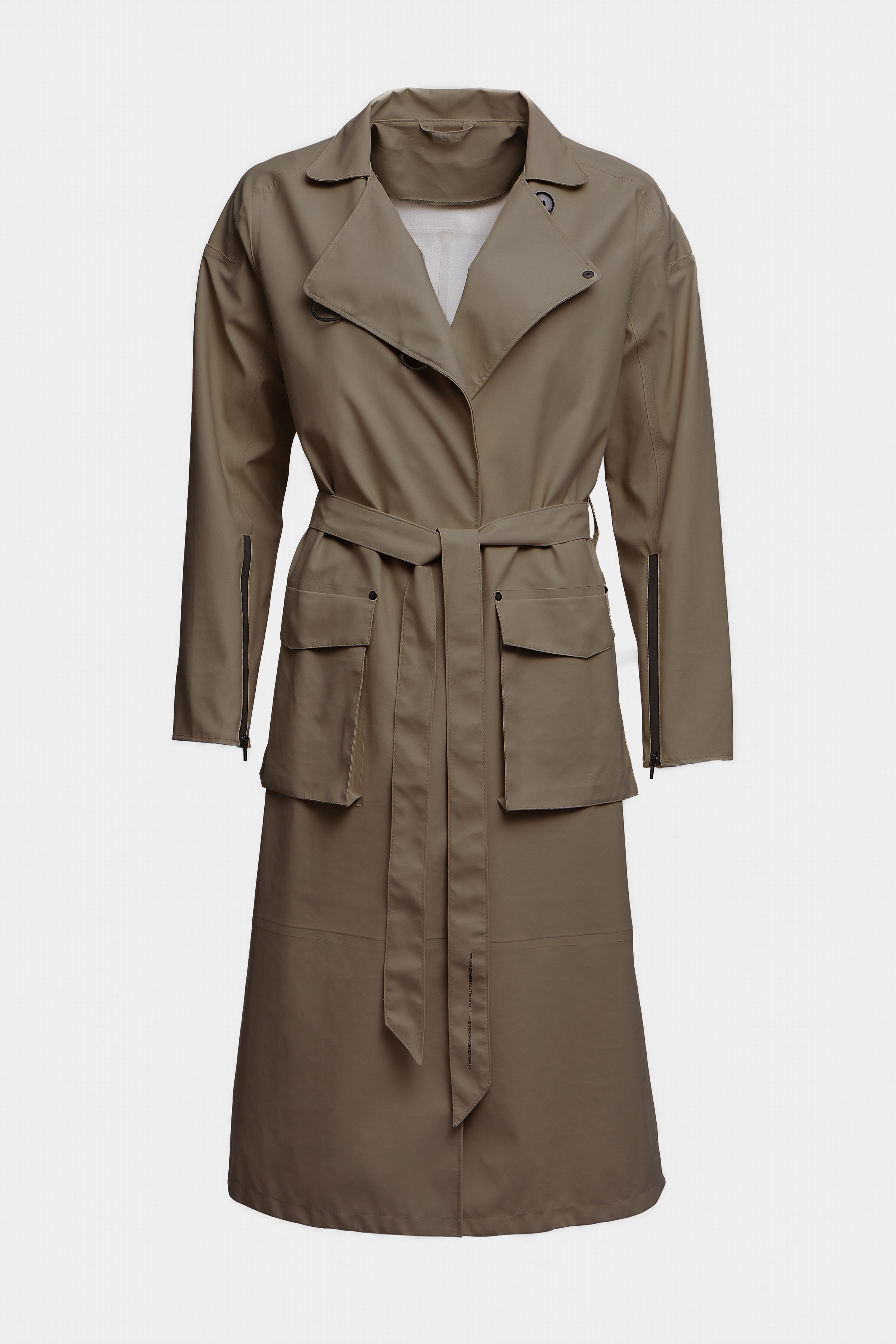 Kista Lightweight Trench Coat Mole - 1