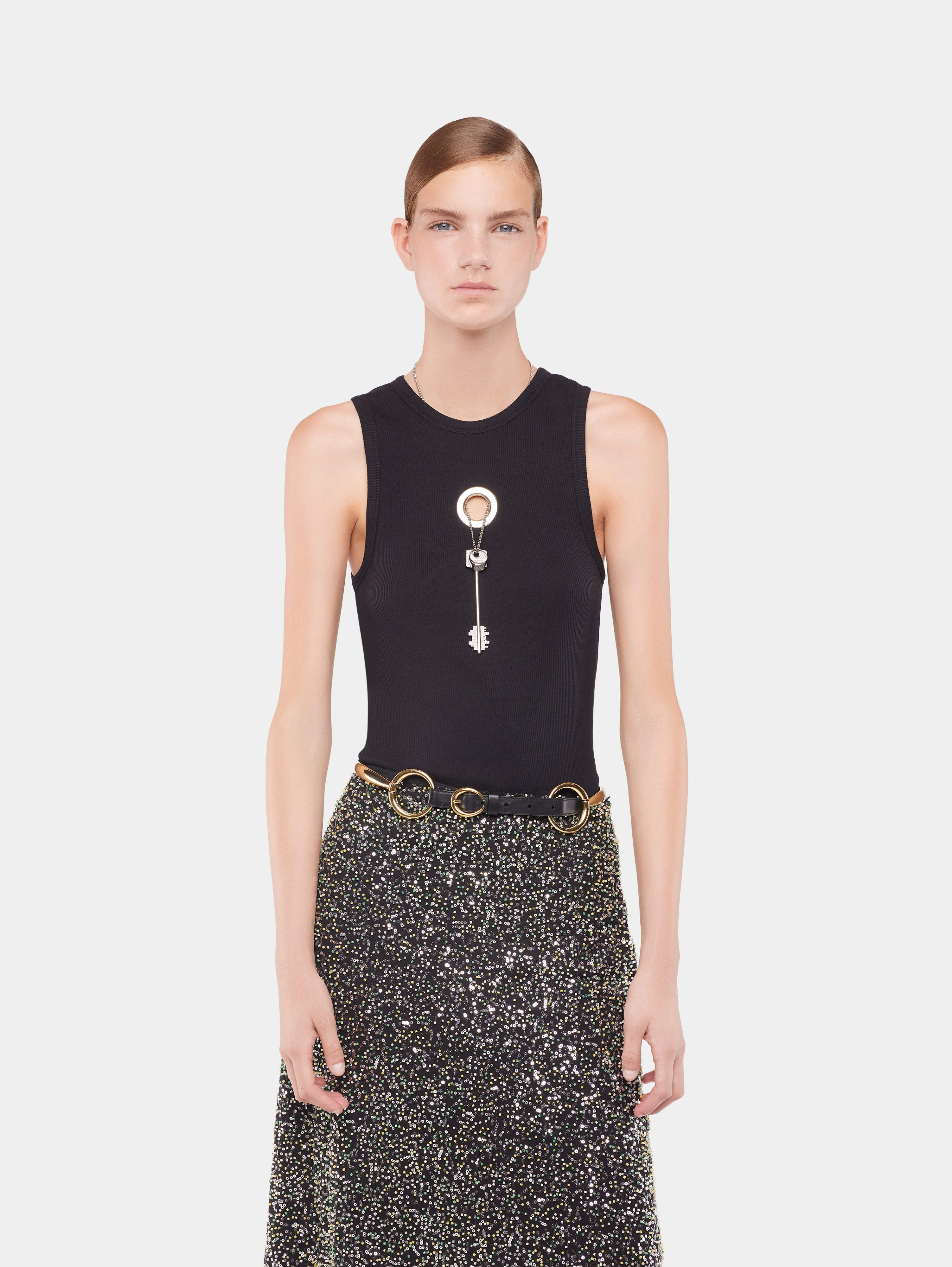 RING LEATHER BELT - 2
