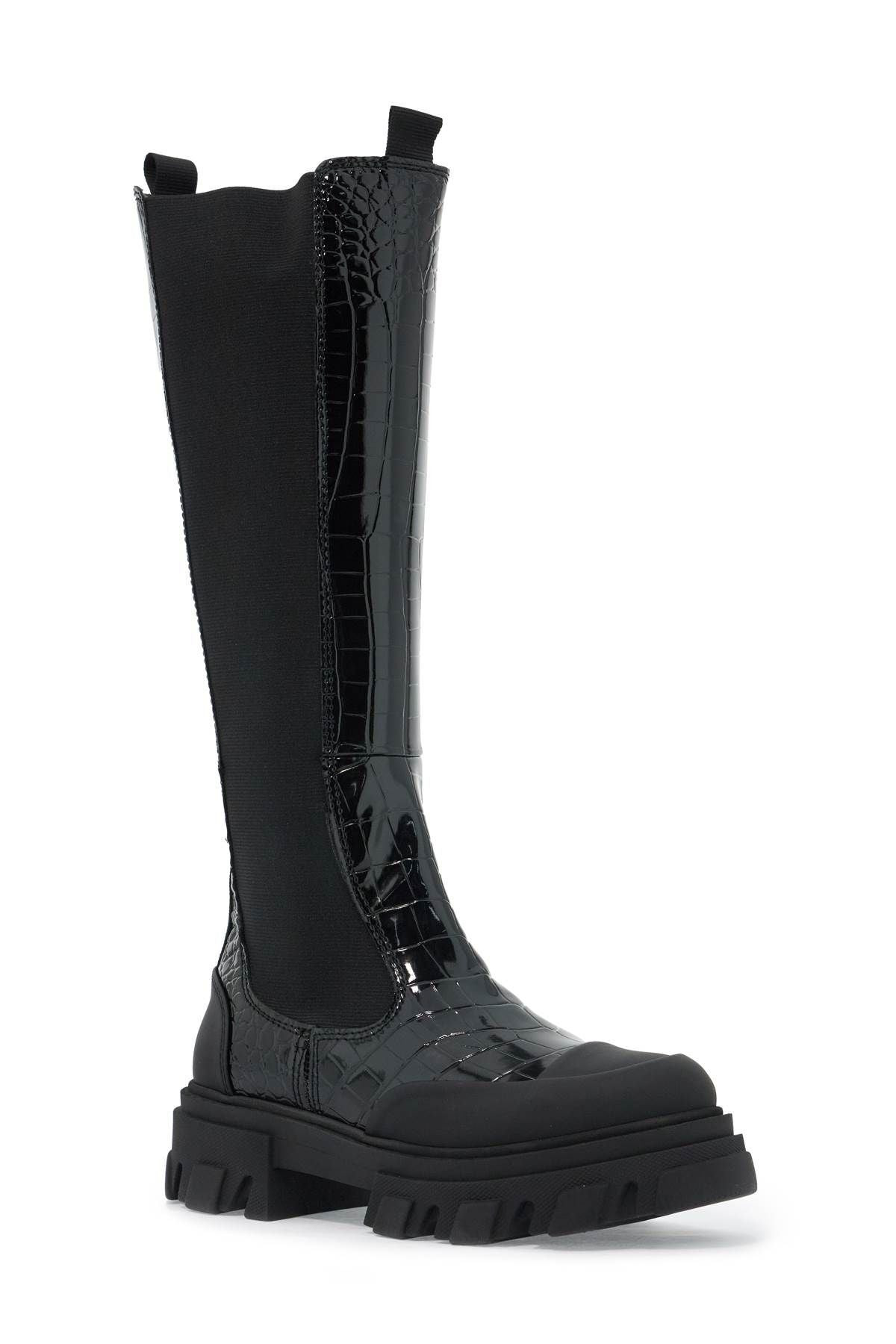 Ganni Women Ankle Boots With ElasticNNchelsea - 4