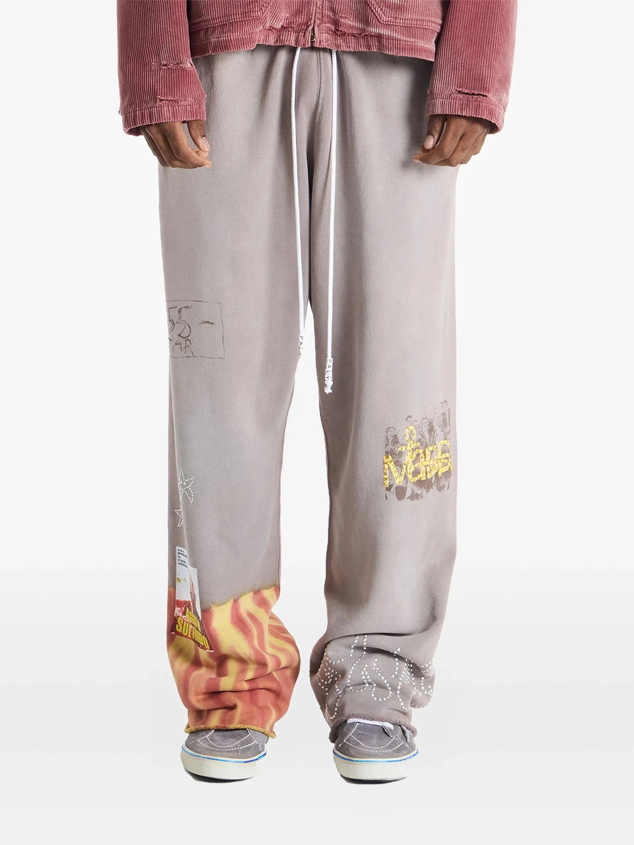 Paly Hollywood Mass Print Sweatpants - 1