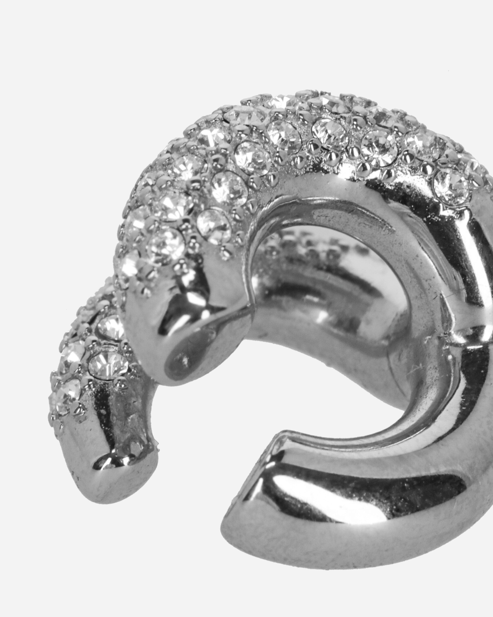 Crystal Stellar Ear Cuff Silver - 8