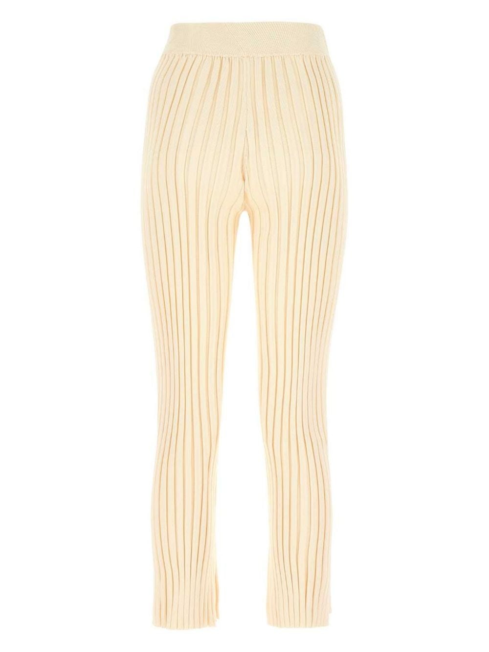 pleated straight trousers - 2