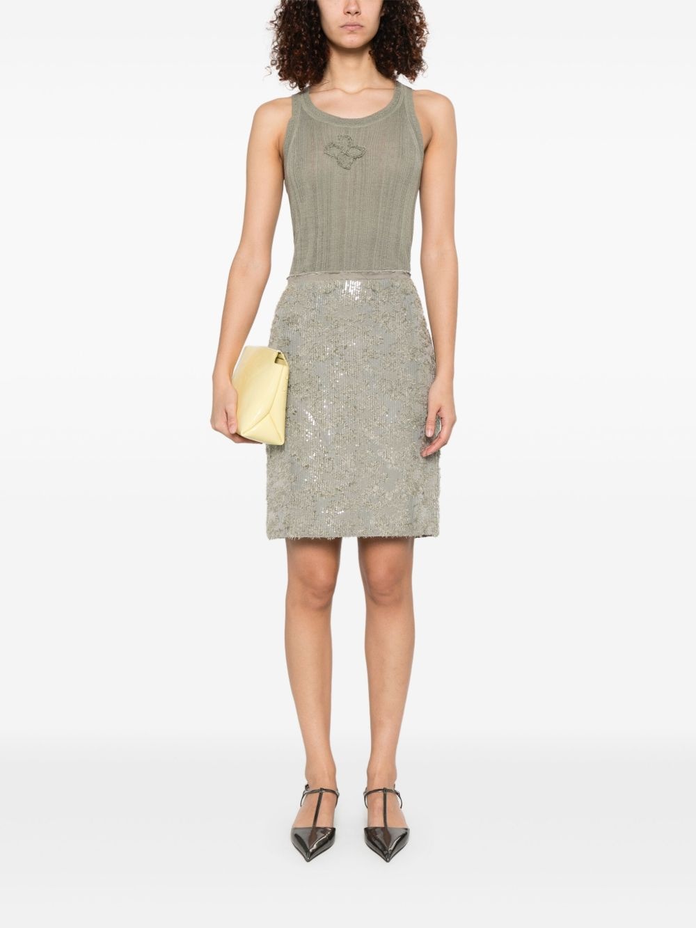 sequinned mini skirt - 2