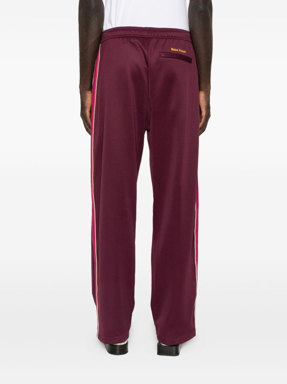 side-stripe track pants - 4
