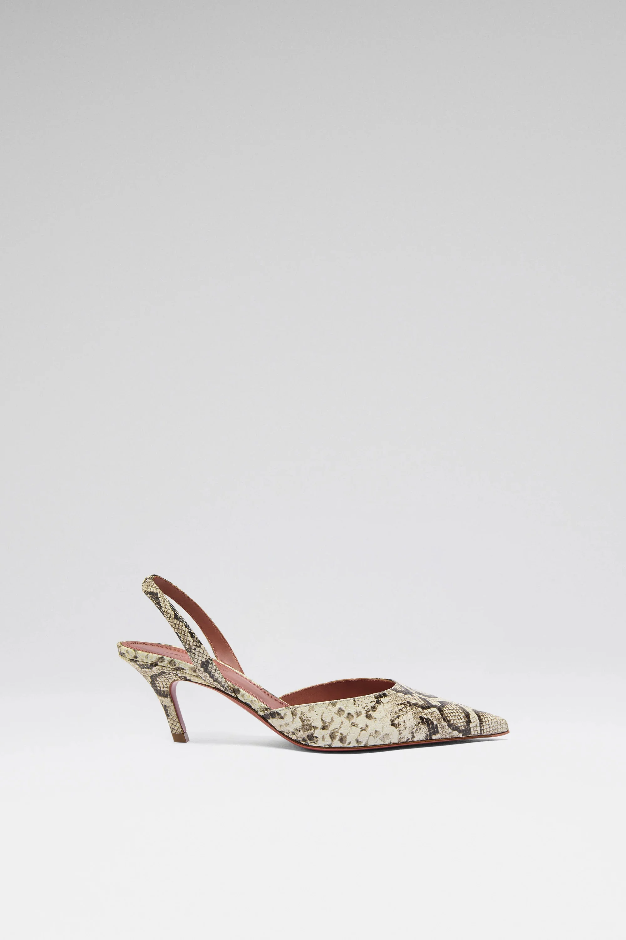 SOFIA SLING 60 SHINY SNAKESKIN PRINT LEATHER - 1