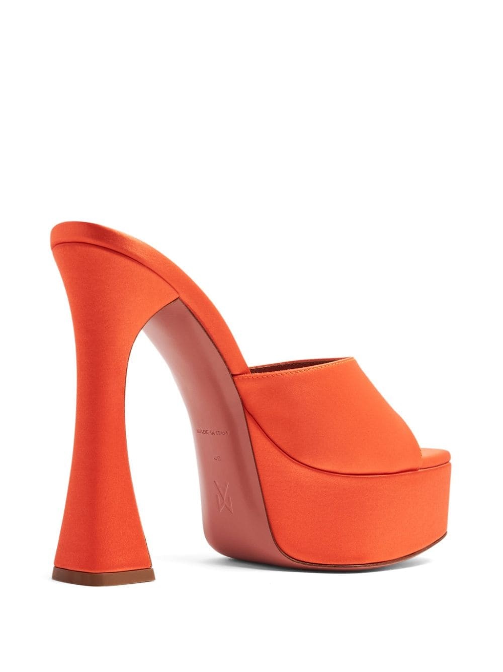 Dalida Satin 140mm platform sandals - 3