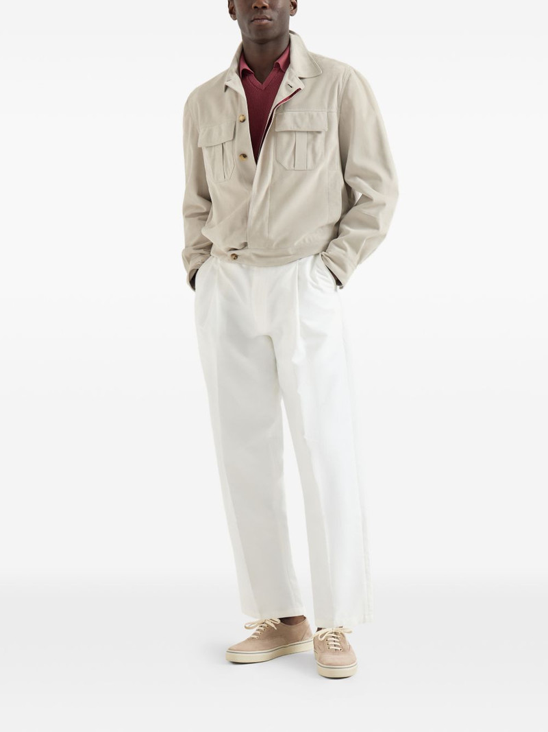 Brunello Cucinelli ribbed T-shirt outlook