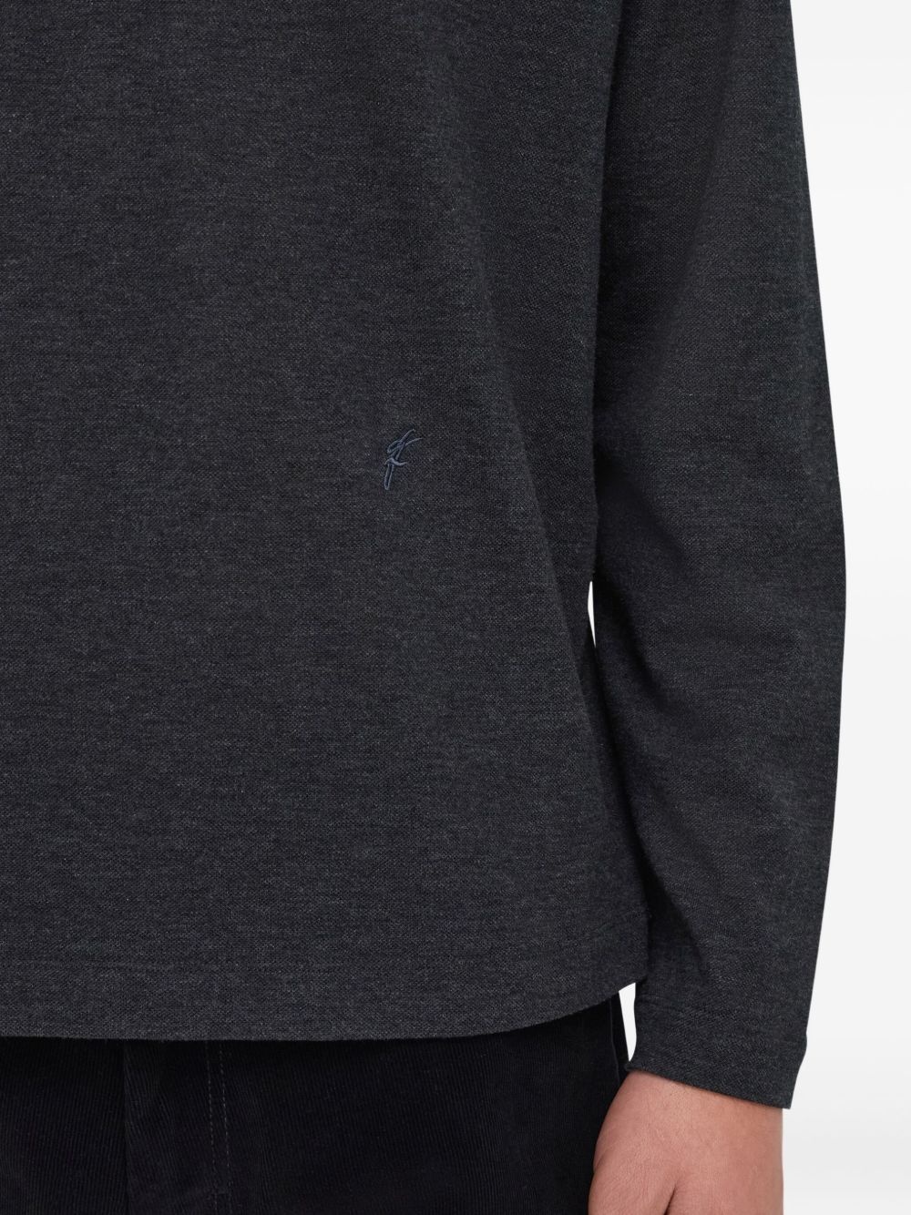 long-sleeve polo shirt - 6