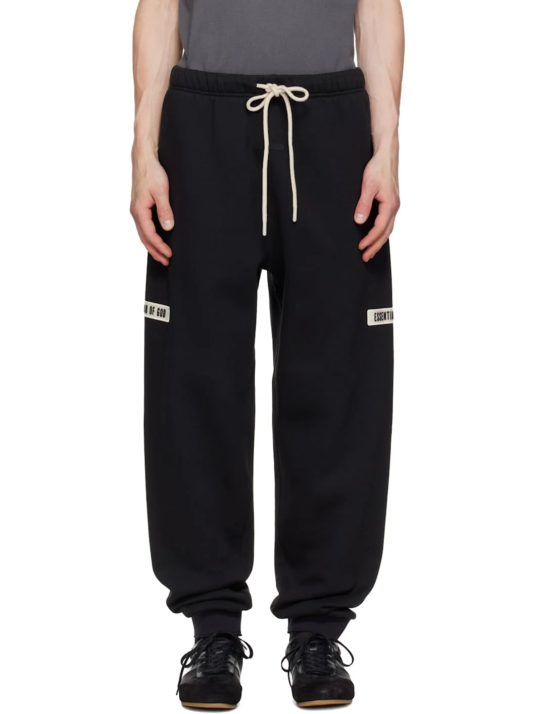 Black Classic Fit Sweatpants - 1
