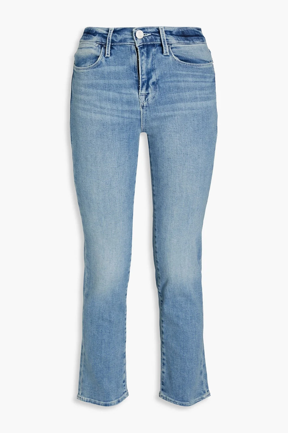 Le High Straight cropped mid-rise straight-leg jeans - 1