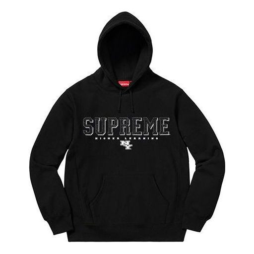 Supreme Gems Hooded Sweatshirt 'Black White' SUP-SS20-446 - 1