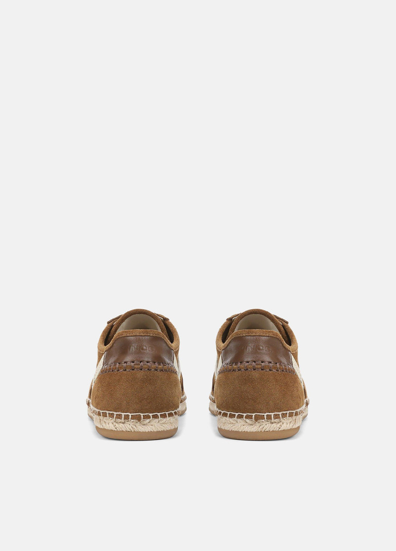 Vince Oasis Suede & Leather Espadrille Sneaker outlook