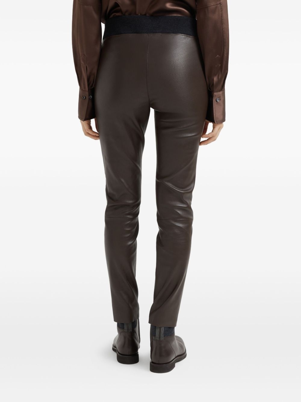 leather leggings - 4