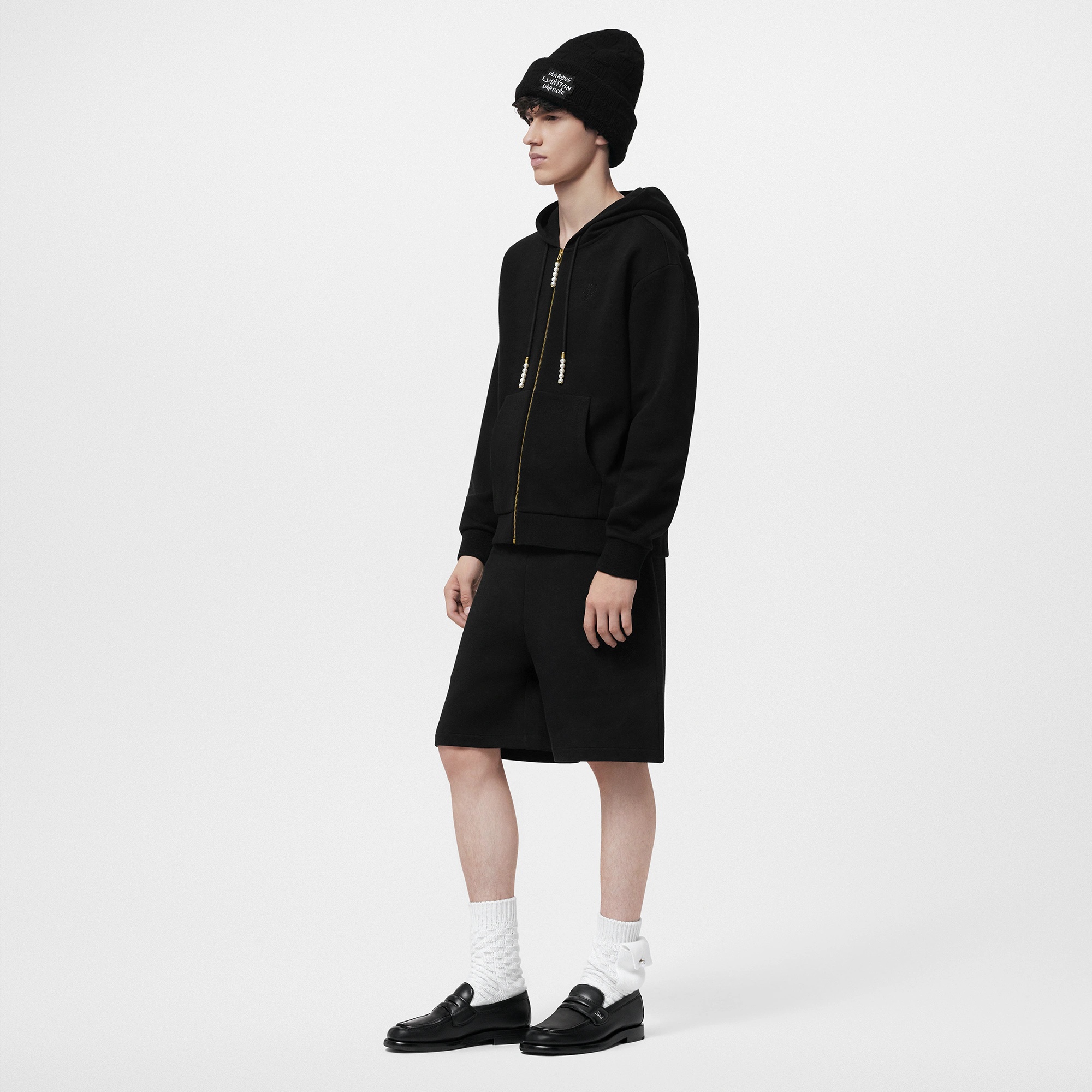 Embroidered Jersey Zip Through Hoodie - 4