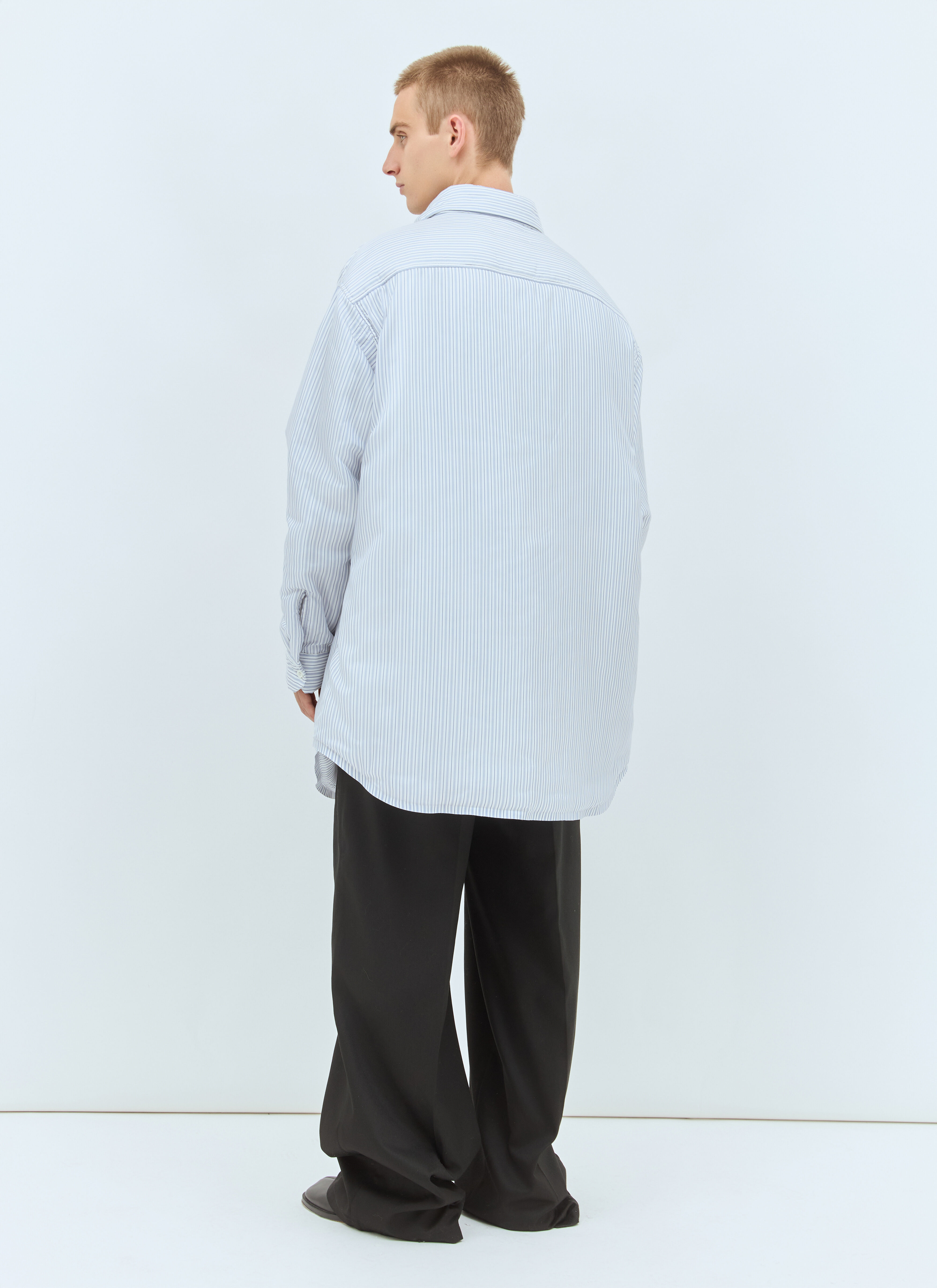 Padded Stripe Shirt - 5