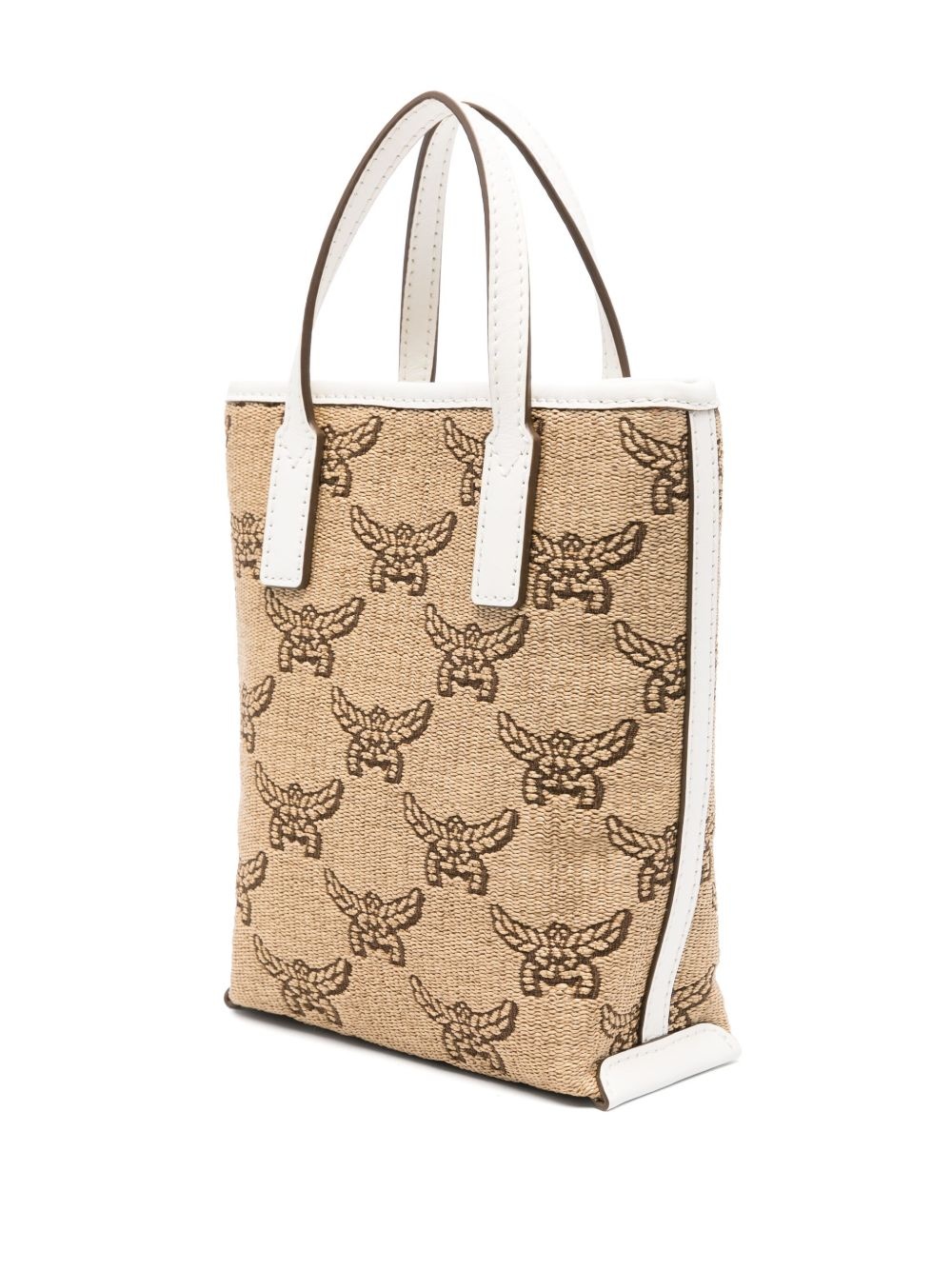 logo-embroidered tote bag - 3