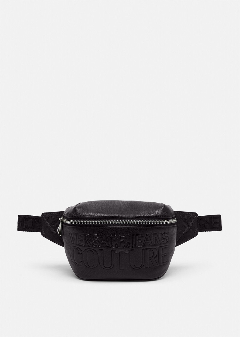 Logo Faux Leather Belt Bag 1