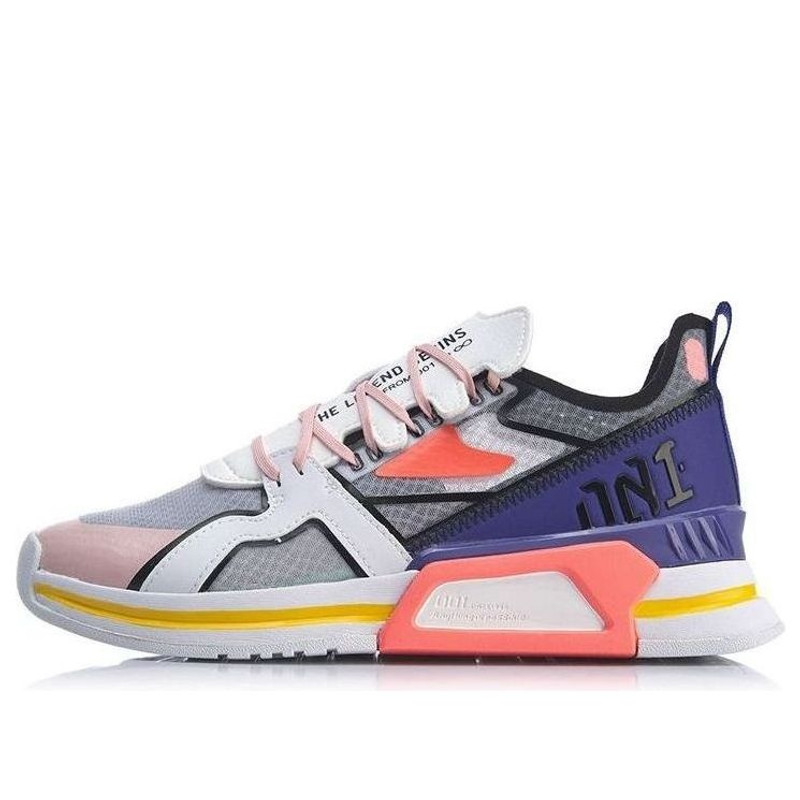 (WMNS) Li-Ning 001 T1000 Low 'White Purple' AGLP022-1 - 1