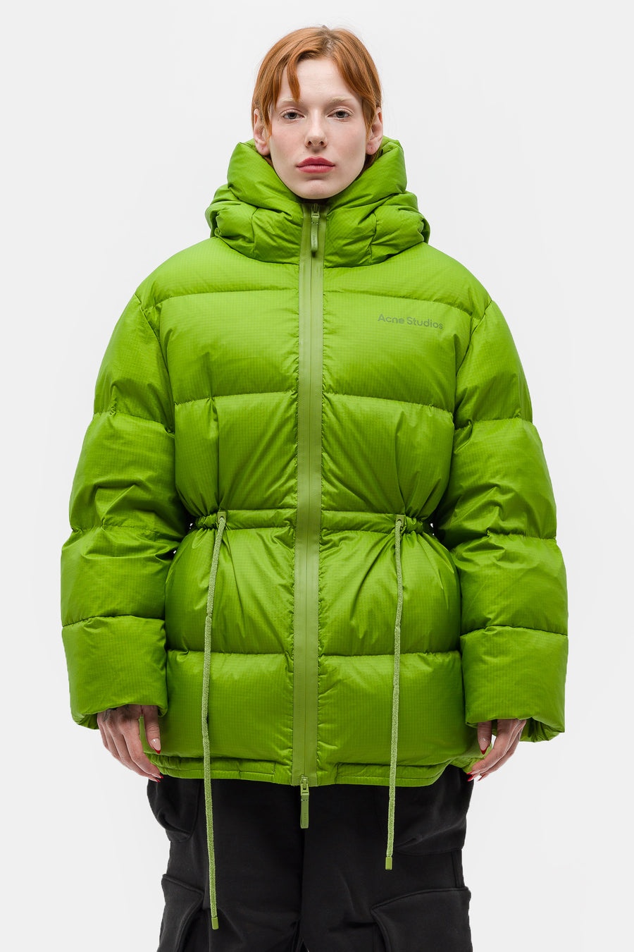 Puffer Jacket in Green - 1