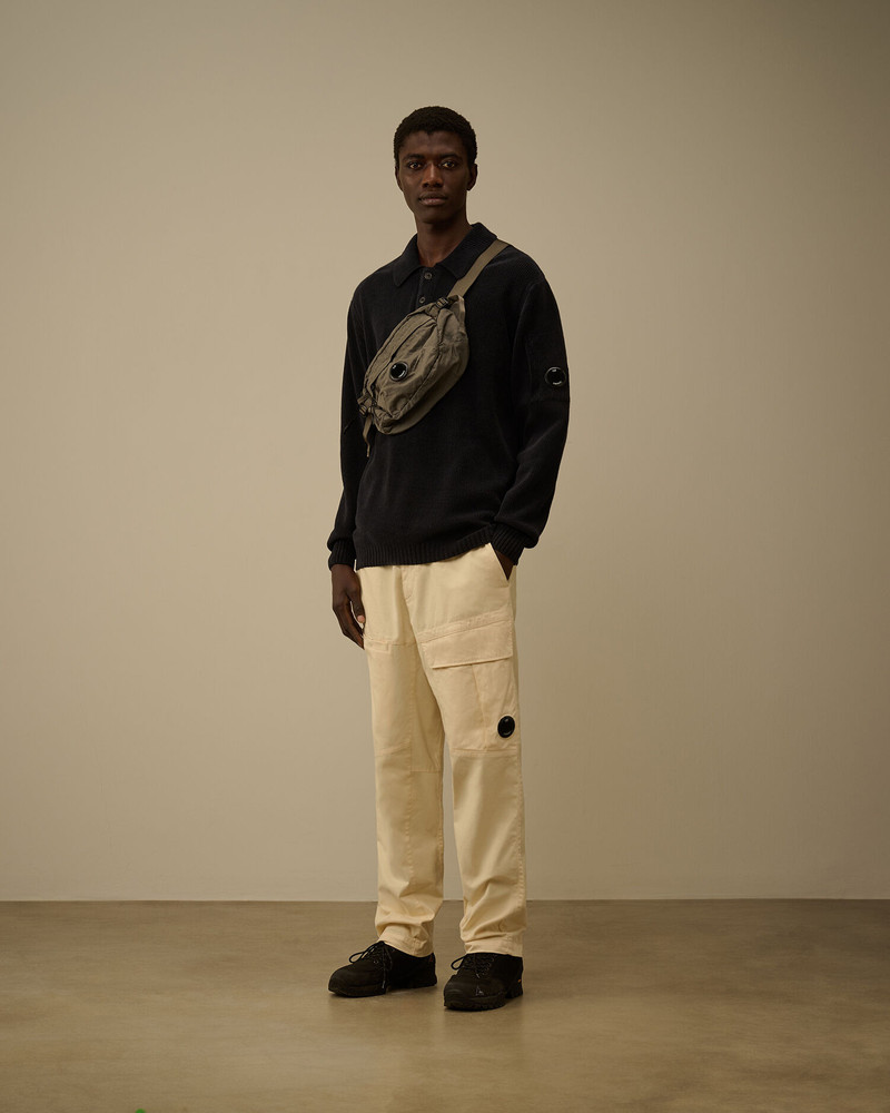 C.P. Company Cotton Chenille Polo Sweater outlook
