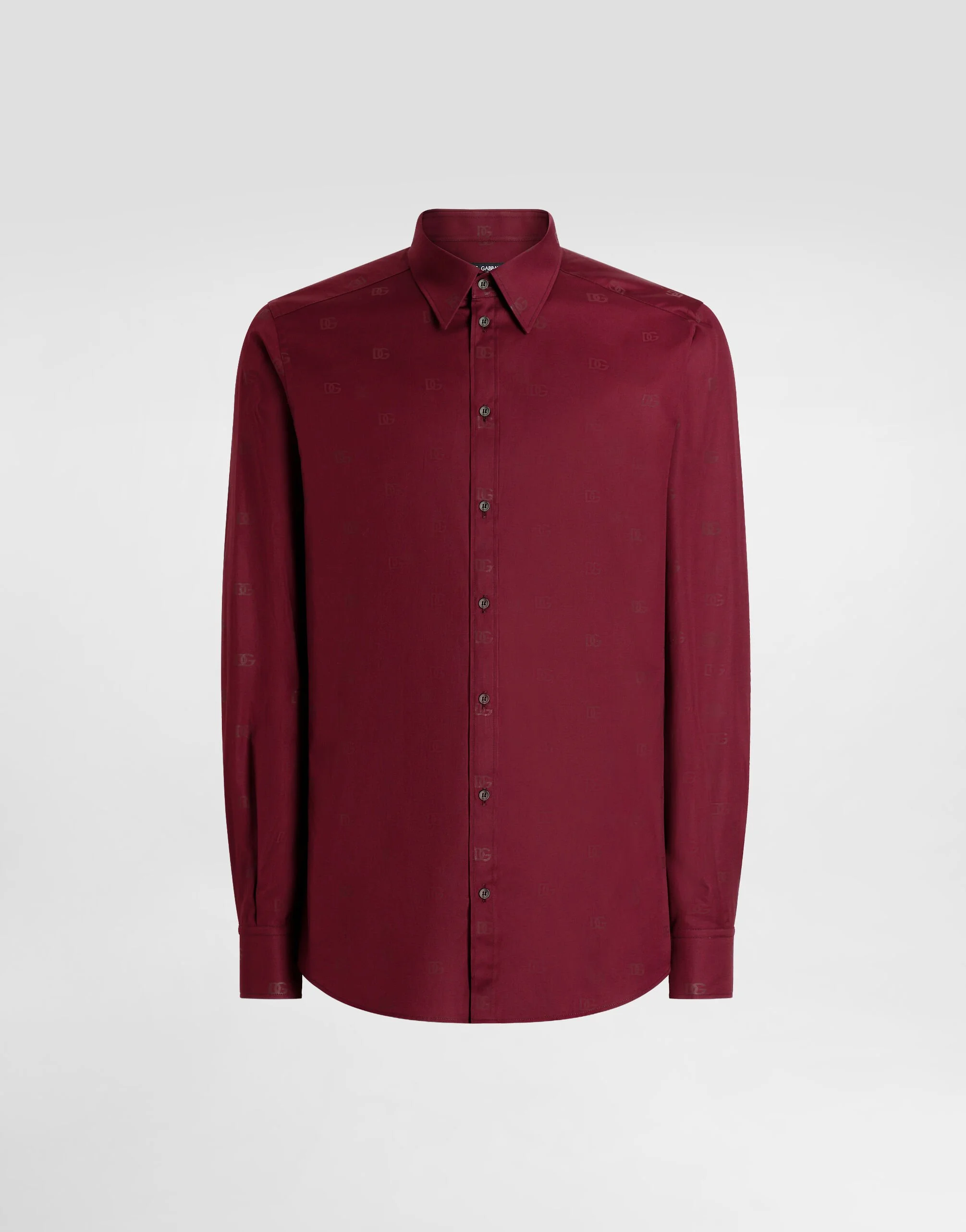 Logo-print martini poplin shirt - 1