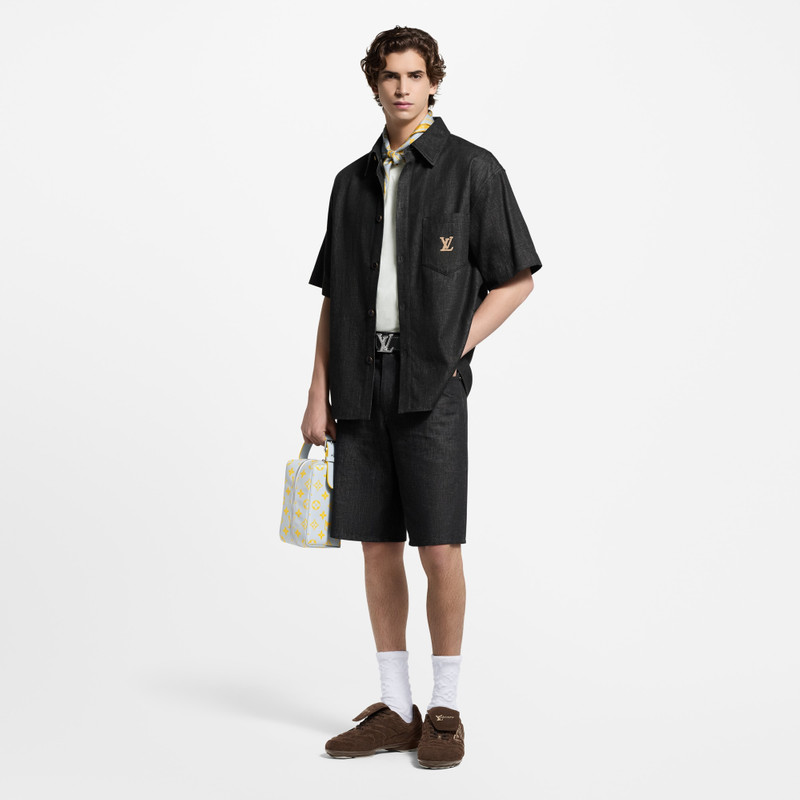 Louis Vuitton Short-Sleeved Chambray Shirt outlook